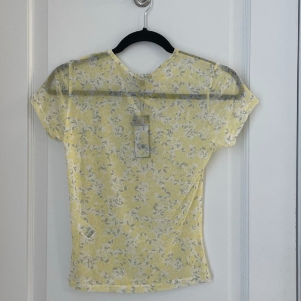 Sheer Floral Top - Picture 2 of 4